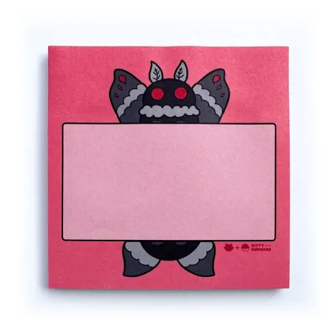Kitty with a Cupcake Sticky Notes: Mothman cover image