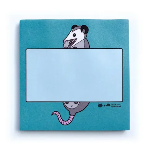 Kitty with a Cupcake Sticky Notes: Opossum cover image