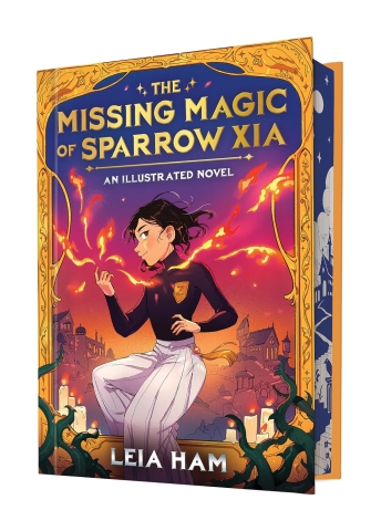 The Missing Magic of Sparrow Xia: An Illustrated Novel (HC) cover image