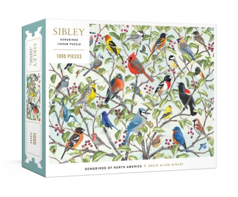 David Allen Sibley Jigsaw Puzzle: Songbirds of North America (1000 pcs) cover image
