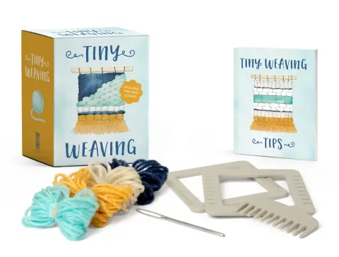 Tiny Weaving: Includes Two Mini Looms! cover image