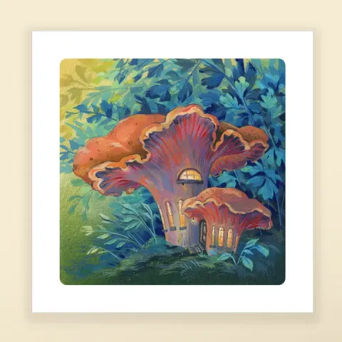 Nimasprout Art Print 5x5: Chanterelle House cover image