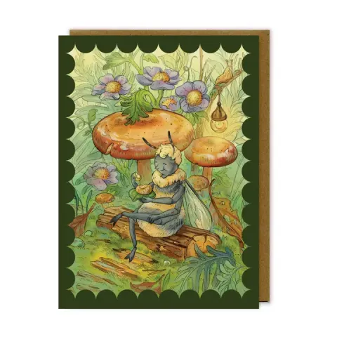 Nimasprout Greeting Card: Bee Bread Snacktime cover image