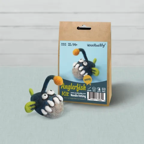 Woolbuddy Needle Felting Kit: Anglerfish cover image