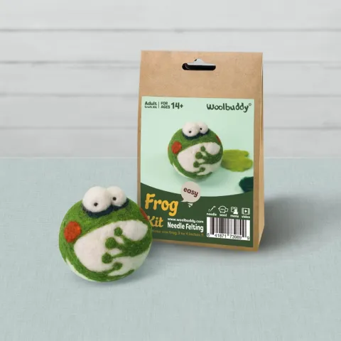 Woolbuddy Needle Felting Kit: Frog cover image