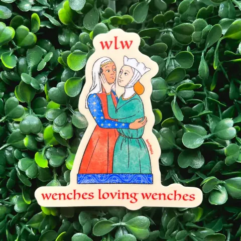 Beeftopia Sticker: WLW Wenches Loving Wenches cover image