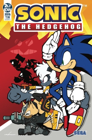 SONIC THE HEDGEHOG ANNUAL 2019 CVR A SONIC TEAM cover image