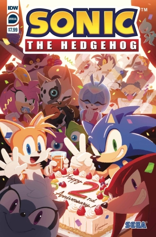 SONIC THE HEDGEHOG ANNUAL 2020 CVR A SONIC TEAM cover image