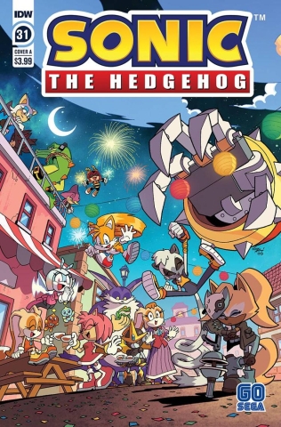 SONIC THE HEDGEHOG #31 CVR A YARDLEY cover image