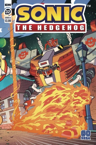 SONIC THE HEDGEHOG #32 CVR A YARDLEY cover image