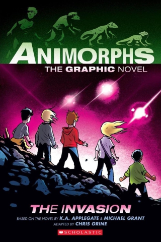 Animorphs: The Graphic Novel Book 1: The Invasion (SC) cover image