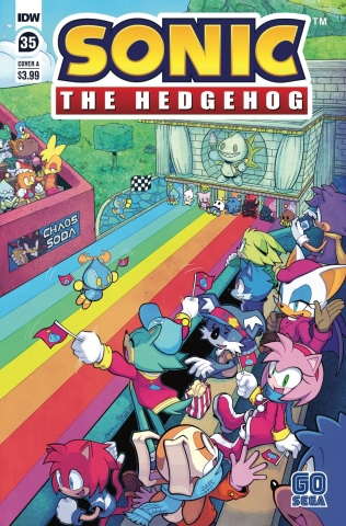 SONIC THE HEDGEHOG #35 CVR A HAMMERSTROM cover image