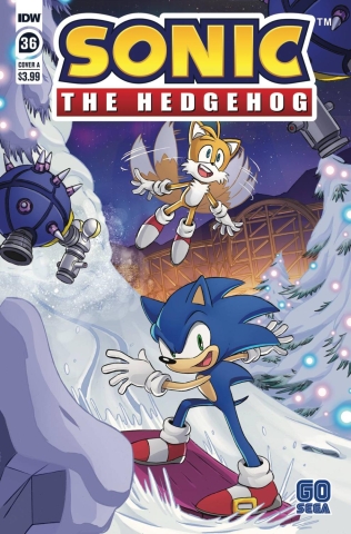 SONIC THE HEDGEHOG #36 CVR A SCHOENING cover image