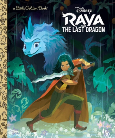 DISNEY RAYA & LAST DRAGON LITTLE GOLDEN BOOK cover image