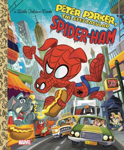 Spider-Ham Little Golden Book cover image