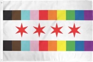 Flags For Good: Chicago Pride Flag (2'x3') cover image