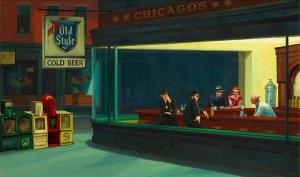 Harebrained! Art Print 11x17: Chicago Nighthawks cover image