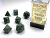 Chessex Polyhedral 7-Die Set: Opaque - Dusty Green/Copper cover image