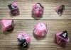 Chessex Gemini Black-Pink/white Polyhedral 7-Die Set cover image