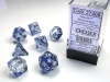Chessex Nebula Black/white Polyhedral 7-Die Set cover image