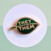 misomomo Pronoun Leaf Pin: they/them cover image