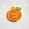 misomomo Pronoun Orange Pin: they/he cover image