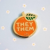 misomomo Pronoun Orange Pin: they/them cover image