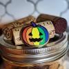 Cunning Linguist - Queer-o-Lantern enamel pin cover image