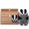 Kiriki Press Embroidery Kit: Badger cover image