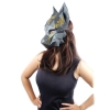 PaperCraft Futuristic Fox 3D Origami Mask (Black) cover image