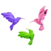 PaperCraft Hummingbirds 3D Origami Wall Art cover image