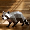 PaperCraft Raccoon 3D Origami Model cover image