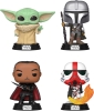 Funko Pop! Star Wars: Mandalorian 4 Pack Glow in The Dark Exclusive  cover image