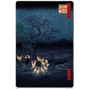 Hiroshige: New Year's Eve - Foxfires at the Changing Tree 24x36 Poster cover image