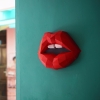 PaperCraft Red Lips 3D Origami Wall Art cover image