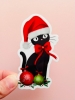 Tabs Art Shop - Christmas Cat Vinyl Sticker cover image