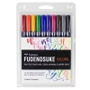 Tombow: Fudenosuke Colors Calligraphy Brush Pens (10-Pack) cover image