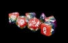 Rainbow Dice Resin Polyhedral Set cover image