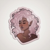 Fabled Creative Co: Alchemy - Purple Hair Elf Girl Sticker cover image