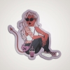 Fabled Creative Co: Bubble Tea Time - Demon Girl Sticker cover image