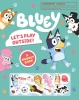 BLUEY LETS PLAY OUTSIDE A MAGNET BOOK cover image
