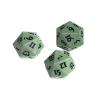 Ultra Pro: Vivid Heavy Metal d20 Dice Set (2): Cool Matcha cover image