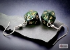 Chessex Hook Earrings - Mini-D20s: Scarab Jade cover image