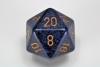 Chessex 34mm d20: Speckled - Golden Cobalt cover image