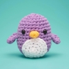 The Woobles - Learn to Crochet Kit for Beginners: Purple Penguin cover image
