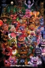 Five Nights at Freddys - Characters 24x36 Poster cover image