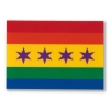 Transit Tees Sticker: Chicago Pride Flag cover image