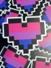 Mizorey Ren Sticker: Bi Pixel Heart cover image