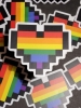 Mizorey Ren Sticker: Pride Pixel Heart cover image