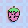 misomomo - Pronoun Strawberry Pin: He/They cover image